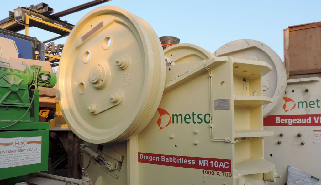 METSO BABBITLES MR 10.AC Jaw Crusher